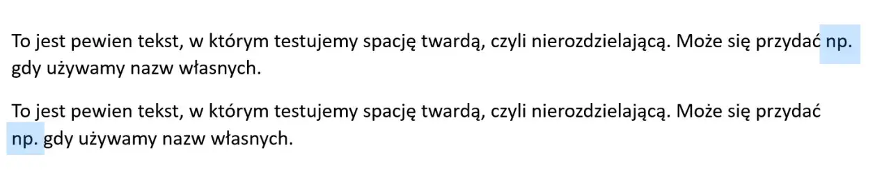 Zdjęcie Jak zrobić twardą spację w Wordzie i uniknąć problemów z formatowaniem